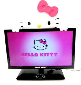 HELLO KITTY 19" LED TV / PC Monitor with USB, HDMI, VGA, KT2219MBY ~ NO REMOTE - Picture 1 of 15
