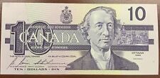 1989 Canadian 10$ Ten Dollar Banknote Bank Of Canada