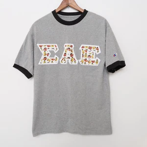 Vintage 90s Sigma Alpha Epsilon Bert Ernie Fraternity College T Shirt Small - Picture 1 of 12