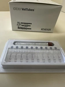 READ description. Idexx VetTubes, 9/27 Exp. Date. $185.00 Per Tray of 10 tubes - Picture 1 of 4