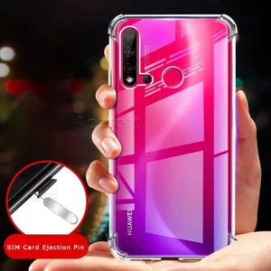 Anti-Crash Protective Real Clear Soft Slim Cover Case for Huawei P20 Lite (2019) - Picture 1 of 1