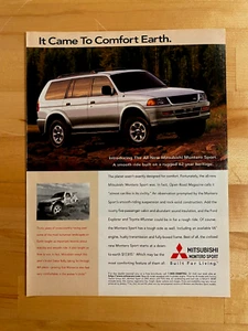 1997 Original Print Ad Mitsubishi Montero Sport - Picture 1 of 1