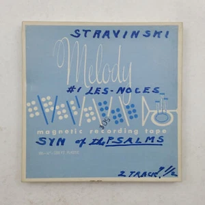 STRAVINSKY Les Noces/Symphony Psalms LCL80084 Reel To Reel 4 TRACK 7 1/2 STEREO - Imagen 1 de 3