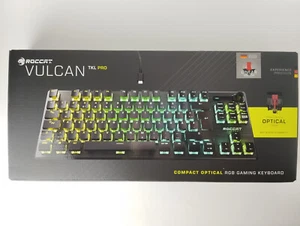 Roccat Vulcan TKL Pro schwarz RGB Gaming Keyboard Tastatur Aluminium QWERTZ NEU - Bild 1 von 2