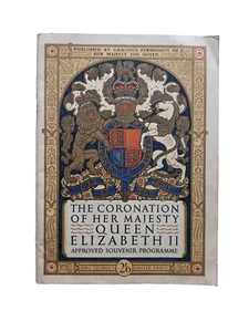 Programa de la Coronación de Su Majestad la Reina Isabel II 2 de junio de 1953 - Imagen 1 de 8