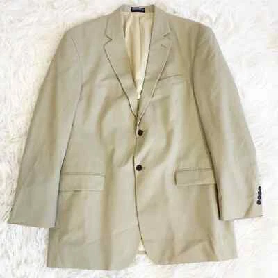 Oscar De La Renta Hombre Taupe/Tostado Traje Chaqueta/Abrigo Deportivo/Abrigo Blazer Talla 44L Foto 1 de 4