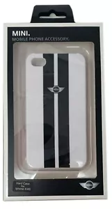 Mini Cooper BMW Hartschale Streifen Racing Cover für iPhone 4 4s schwarz weiß Vintage - Bild 1 von 12