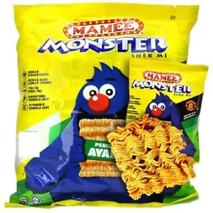 Monster Snack Nudeln 8 Packungen x 25g (Huhn) - Bild 1 von 1