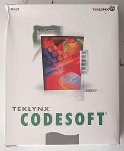Software de etiquetado de códigos de barras Teklynx Codesoft 6.11 con CD S/N NO dongle incluido - Imagen 1 de 3
