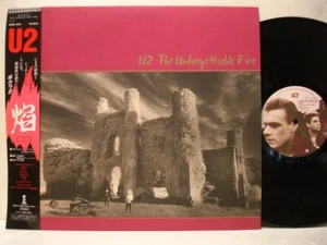 U2 The Unforgettable Fire 1984 Japan LP Picture & Lyric W/Insert NM Promo OBI - Imagen 1 de 4