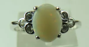 Australischer Opal Ring in Sterlingsilber - Bild 1 von 2
