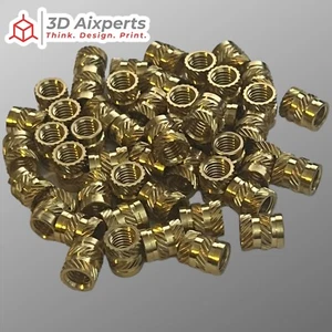 50 Stk. M5x7x8 Gewindeeinsatz Einschmelzmutter heat set insert - Bild 1 von 2