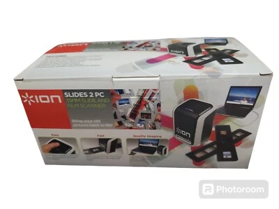  NEW ION Slides 2 PC 35mm slide And Film Scanner With USB Plug-In  - Image 1 of 2