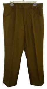 Sz 36 S HABAND JEANS Dark Khaki 100% Polyester - Picture 1 of 3