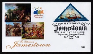 USA, SCOTT # 4136, WII FDC COVER OF YEAR 2007 JAMESTOWN SETTLEMENT, SHIPS - Picture 1 of 1