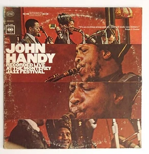 John Handy Live at the Monterey Jazz Festival - Jazz LP Record - Foto 1 di 4