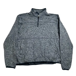 Vintage Woolrich Jumper Mens XL Blue Sweater Quarter Zip Winter Outdoors Grandpa - Foto 1 di 9