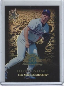 1998 Donruss Collections Hideo Nomo Leaf Gold Star Prized Refractor #176 RARE - Picture 1 of 1