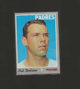 1970 TOPPS PAT DOBSON #421 NRMT HIGH GRADE SHARP CARD