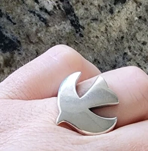 RARE James Avery Retired Dove Ring Size 7 NEAT Solid Piece! 11.55 Grams - Picture 1 of 7