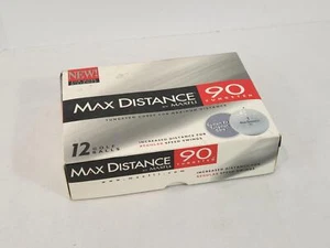 Maxfli Max Distance 90 Tungsten Golf Ball Set of 12 w/ Boxes - Vintage - Picture 1 of 6