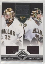 2011-12 Limited Brothers In Arms Materials /199 Kari Lehtonen Andrew Raycroft #3