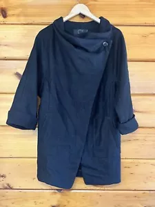 Only Love Connection, Women's size large, Black Wool coat, 1/2 Sleeve, NWT - Picture 1 of 7