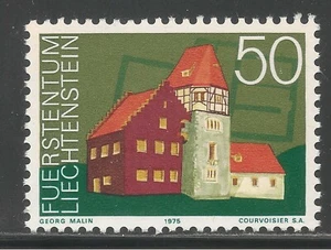 Liechtenstein #573 (A267) VF MNH - 1975 50rp Red House, Vaduz, 14th Century - Picture 1 of 1
