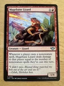 MTG Magebane lucertola fuorilegge non comune del tuono giunzione - Foto 1 di 2
