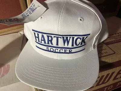 Винтажная футбольная кепка 90-х HARTWICK COLLEGE Hawks ИГРА 3 ЛИНИИ КЕПКА Не носилась - Изображение 1 из 4