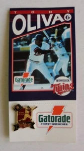 Minnesota Twins Tony Oliva Pin Tarjeta Estadio Sorteo  - Imagen 1 de 2