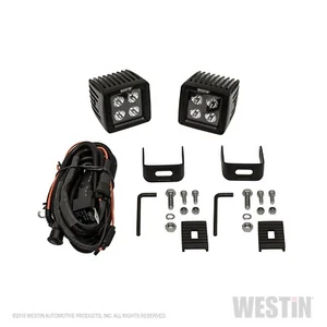 Westin 09-12205B-PR HyperQ B Force LED Luz Auxiliar Hardware Enchapado en Negro - Imagen 1 de 8