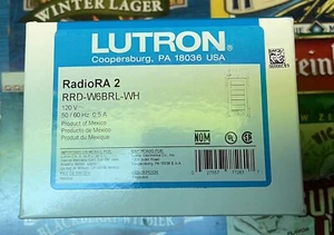 Lutron Radio RA2, 6 Button Designer Wall-Mount Keypad RRD-W6BRL-WH - Picture 1 of 2