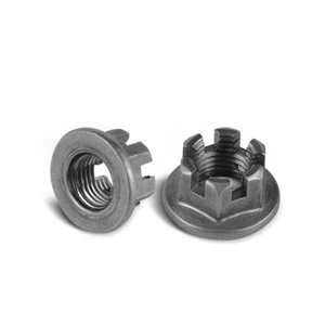 Front Axle Hub Castle Nut For Yamaha Blaster 200 Warrior Banshee 350 Breeze 125 - Picture 1 of 5