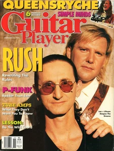 Guitar Player Magazine November 1991 Rush Queensryche Simple Minds P-Funk Robbie - Bild 1 von 15