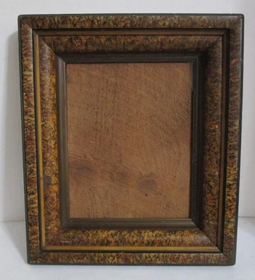 Antiguo marco victoriano de 1860 decorado 8 por 10 sin vidrio Foto 1 de 4