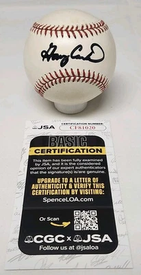 Gary Carter Signed Rawlings Official National League Baseball JSA COA METS A4 - Image 1 of 3