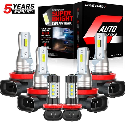 For Chevrolet Captiva Sport 2012 2013-2015 LED Headlight Bulbs+Fog Light Kit - Изображение 1 из 4