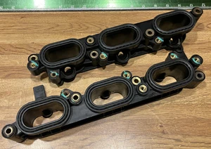02-08 Jaguar X-Type Lower Intake Manifold Plenum Set S-Type V6 1R8E-9K461-CD - Picture 1 of 8