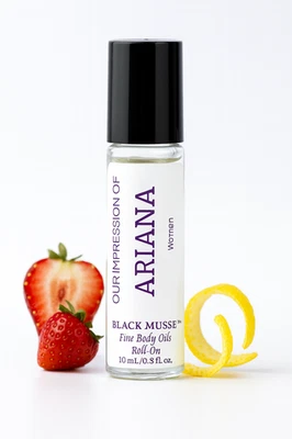 Black Musse Our Impression of ARIANA Mujer Aceite Corporal Roll On Perfume 10 ml Foto 1 de 4