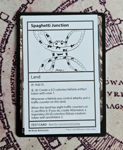 Magic The Gathering Spaghetti Junction Mystery Booster Tarjeta de prueba de juego Guarida secreta casi nueva - Imagen 1 de 2