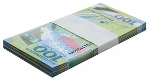 Russia 100 Rubles, 2018, P-280, UNC Commemorative, Polymer X 100 PCS Bundle - Picture 1 of 2