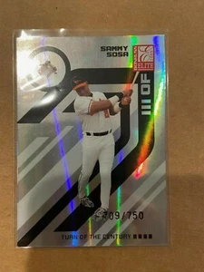2005 Donruss Elite Turn of the Century Sammy Sosa #40 709/750 - Picture 1 of 2