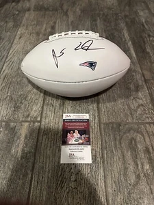 MIKE VRABEL SIGNED NEW ENGLAND PATRIOTS FOOTBALL JSA COA AUTOGRAPHED PATS - Picture 1 of 3