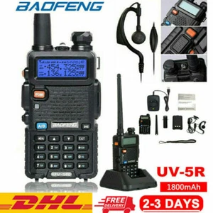 BaoFeng UV-5R +  VHF/UHF Walkie-Talkie Amateurfunk PMR Hand-funkgerät - Zdjęcie 1 z 11
