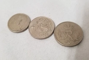 1951, 1955 Danmark Ore & 1961 25 Ore Norge - Picture 1 of 2