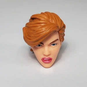 MARVEL LEGENDS SHADOWCAT HEAD PART SHORT BROWN HAIR FEMALE CUSTOM KITBASH FIGURE - Picture 1 of 7