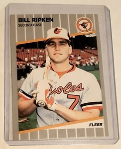 1989 Fleer Bill Ripken FEHLERVARIANTE #616 ROOKIE RC die F-Bombe 🙂 - Bild 1 von 2
