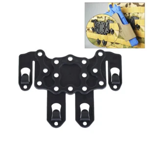 Tactical Molle Speed Clip Platform Black - Picture 1 of 4