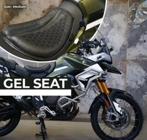 Cojín de asiento de gel (medio) (770 GRM) apto para KAWASAKI VULCAN S 650 - Imagen 1 de 5